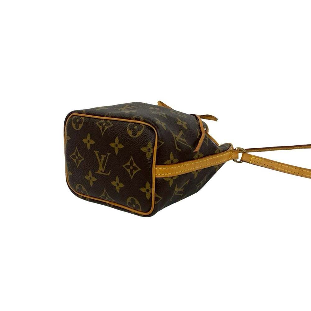LOUIS VUITTON Authentic Brown Monogram Leather Shoulder Bag - Picture 8 of 9